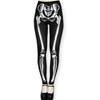 Restyle - Skeleton bones Gamaschen - Schwarz Product image